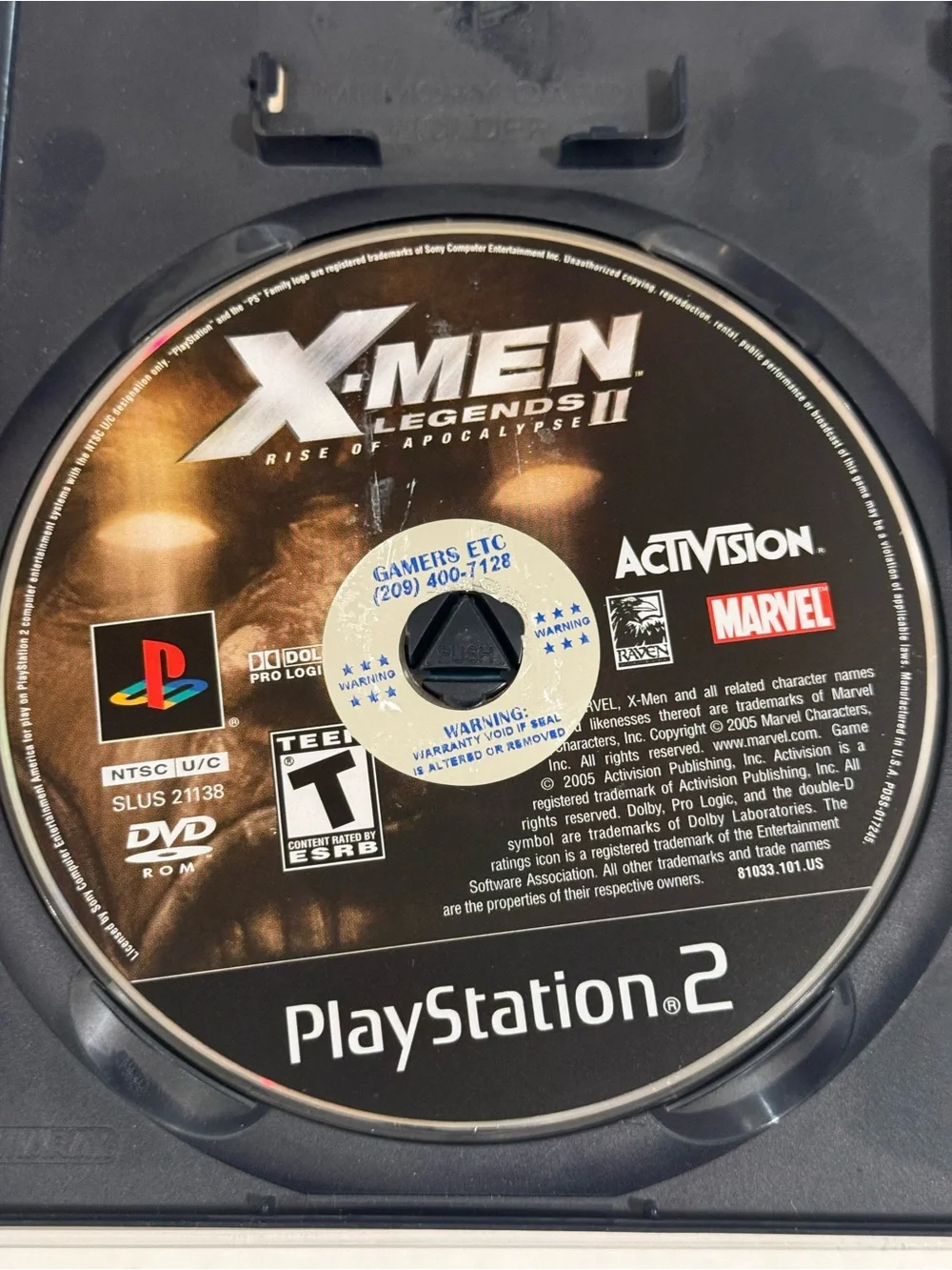 Sony Playstation 2 ~  X-Men Legends II: Rise of Apocalypse Game ~ PREOWNED